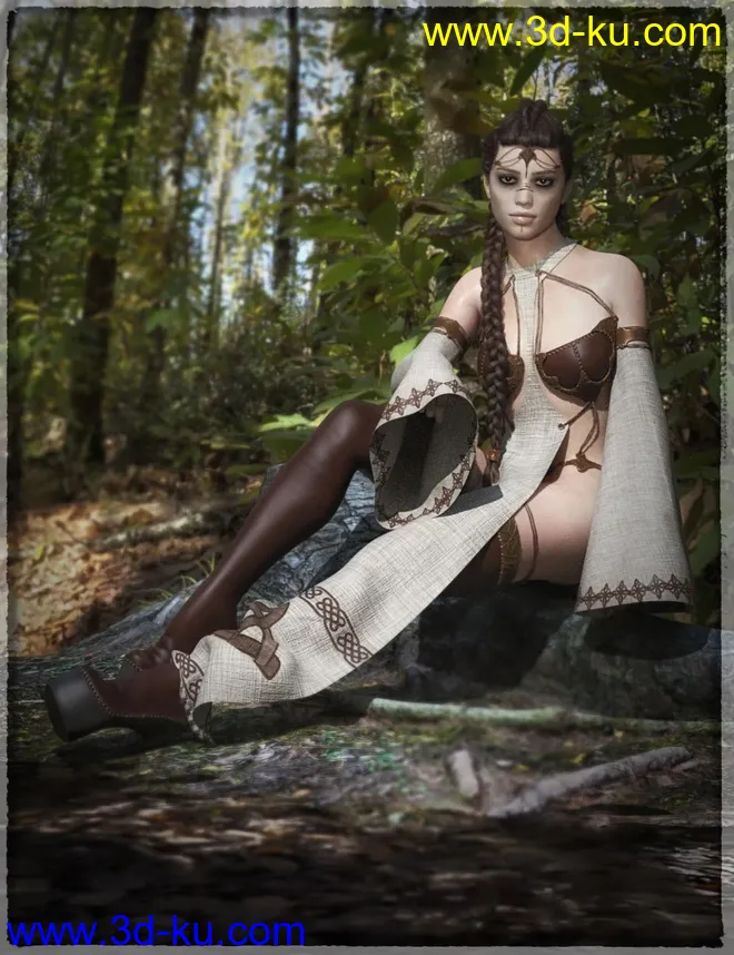 dForce CB Aumakua for Genesis 8 Female(s)模型的图片3