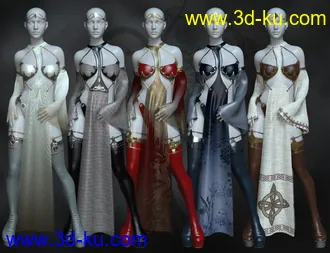 3D打印模型dForce CB Aumakua for Genesis 8 Female(s)的图片