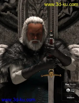 3D打印模型dForce Classic Fur Cape for Genesis 8的图片