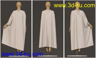 3D打印模型dForce Classic Fur Cape for Genesis 8的图片