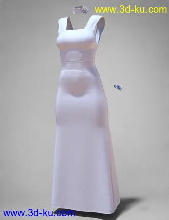 3D打印模型dForce COG Evening Dress for Genesis 8 Female(s)的图片