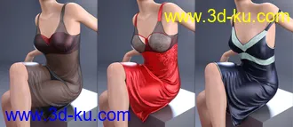 3D打印模型dForce COG Gown for Genesis 8 Females的图片