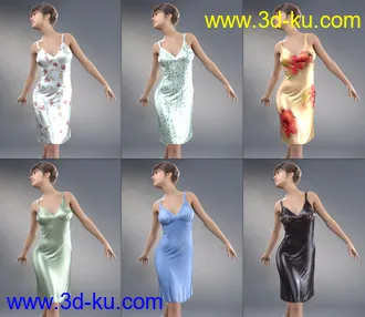 3D打印模型dForce COG Gown Texture Pack的图片