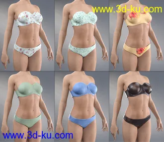 3D打印模型dForce COG Gown Texture Pack的图片