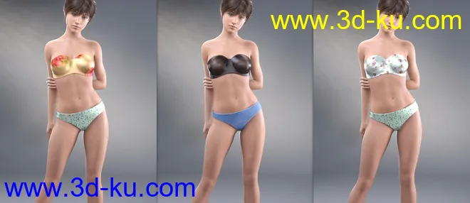 dForce COG Gown Texture Pack模型的图片4