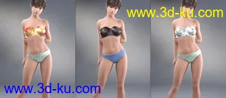 3D打印模型dForce COG Gown Texture Pack的图片