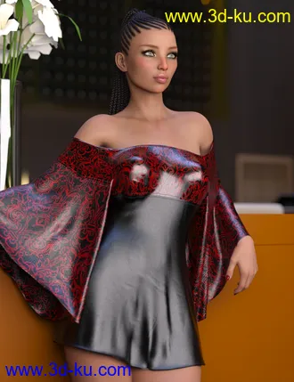 3D打印模型dForce Comics Cutie Texture ADDON for Genesis 8 Females的图片