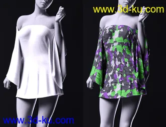 3D打印模型dForce Comics Cutie Texture ADDON for Genesis 8 Females的图片