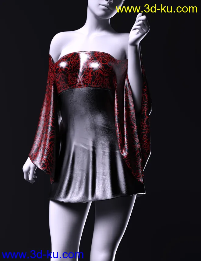 dForce Comics Cutie Texture ADDON for Genesis 8 Females模型的图片10