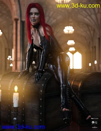 3D打印模型dForce Daedrah Outfit for Genesis 8 Females的图片