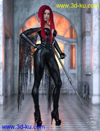 3D打印模型dForce Daedrah Outfit for Genesis 8 Females的图片