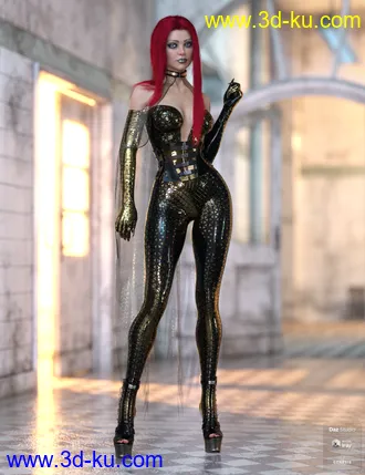 3D打印模型dForce Daedrah Outfit for Genesis 8 Females的图片