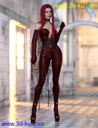 3D打印模型dForce Daedrah Outfit for Genesis 8 Females的图片