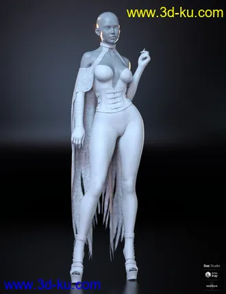 3D打印模型dForce Daedrah Outfit for Genesis 8 Females的图片
