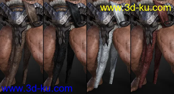 dForce Deadlands Wear for Genesis 8 Male(s)模型的图片3