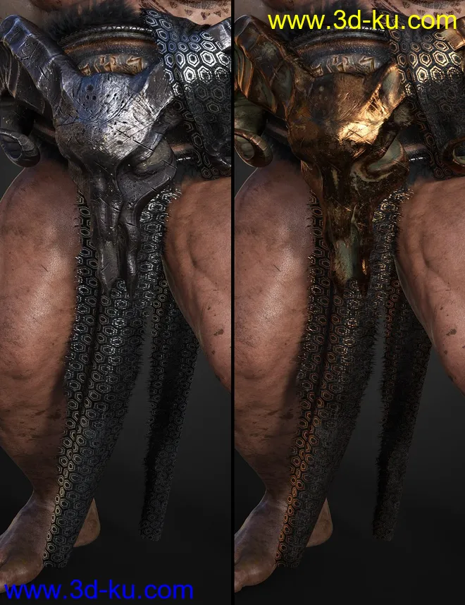 dForce Deadlands Wear for Genesis 8 Male(s)模型的图片4