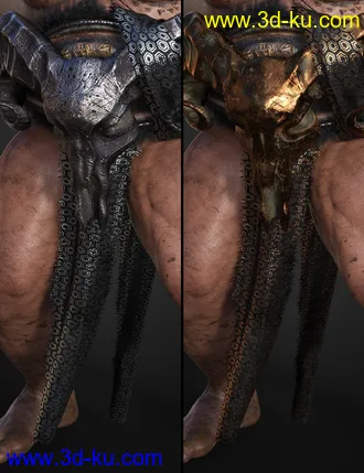 3D打印模型dForce Deadlands Wear for Genesis 8 Male(s)的图片