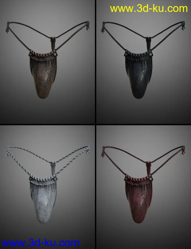 dForce Deadlands Wear for Genesis 8 Male(s)模型的图片12