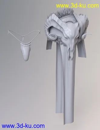 3D打印模型dForce Deadlands Wear for Genesis 8 Male(s)的图片