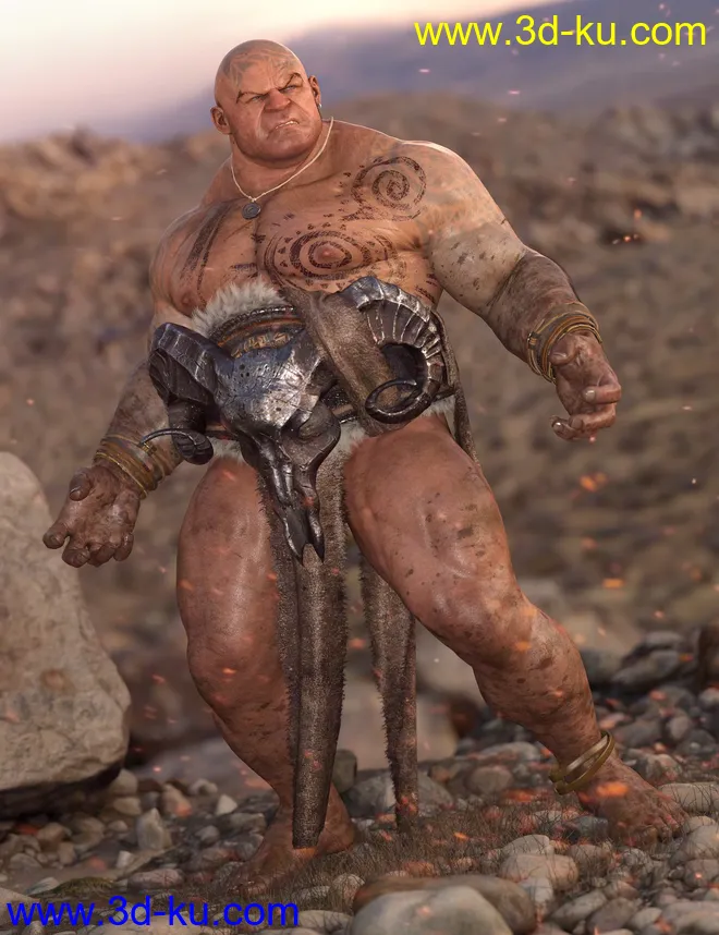 dForce Deadlands Wear for Genesis 8 Male(s)模型的图片17