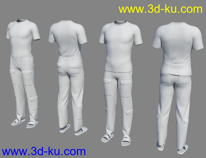 dForce Downtime Casual for Genesis 8 Male(s)模型的图片4