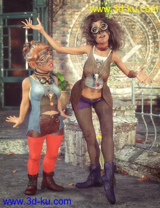 3D打印模型dForce Embers Outfit Textures的图片