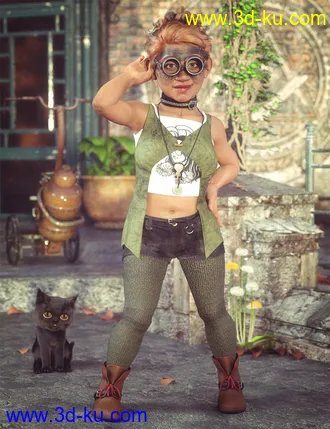 3D打印模型dForce Embers Outfit Textures的图片