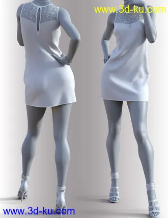 3D打印模型dForce Emely Candy Outfit for Genesis 8 Female(s)的图片