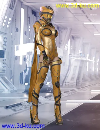 3D打印模型dForce Eva 077 Outfit Extra Iray Textures的图片