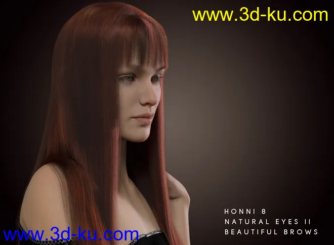 dforce Fringe Benefits Hair for Genesis 3 and 8.1 Female模型的图片4