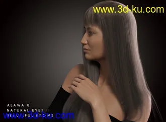 3D打印模型dforce Fringe Benefits Hair for Genesis 3 and 8.1 Female的图片