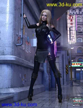 3D打印模型dForce FZX Outfit for Genesis 8 Females的图片
