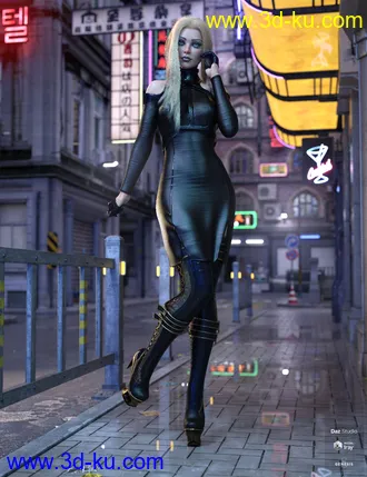 3D打印模型dForce FZX Outfit for Genesis 8 Females的图片