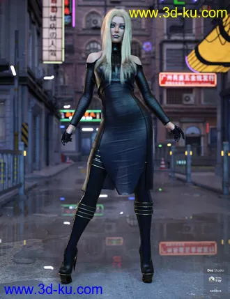 3D打印模型dForce FZX Outfit for Genesis 8 Females的图片