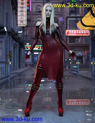 3D打印模型dForce FZX Outfit for Genesis 8 Females的图片