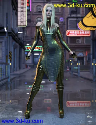 3D打印模型dForce FZX Outfit for Genesis 8 Females的图片
