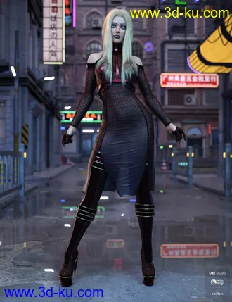 3D打印模型dForce FZX Outfit for Genesis 8 Females的图片