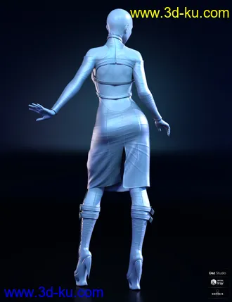 3D打印模型dForce FZX Outfit for Genesis 8 Females的图片