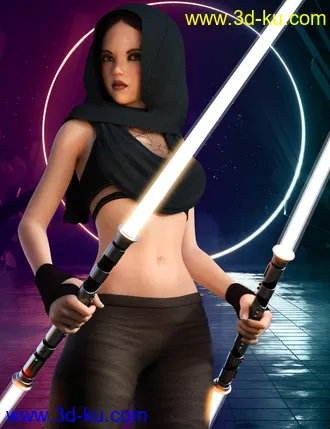 3D打印模型dForce Galactic Fighter II Outfit Set for Genesis 8 Female(s)的图片