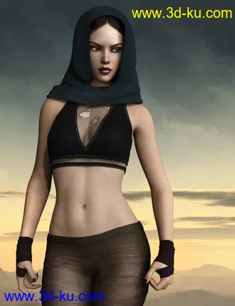 3D打印模型dForce Galactic Fighter II Outfit Set for Genesis 8 Female(s)的图片