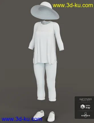 3D打印模型dForce Gardening Set Outfit for Genesis 8 Female(s)的图片