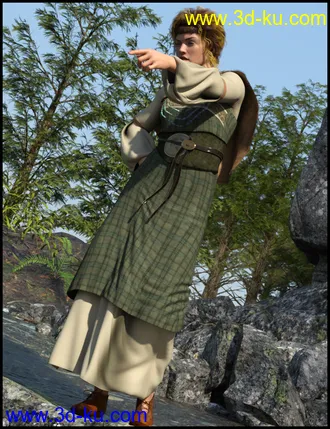 3D打印模型dForce Guritha Outfit for Genesis 8 Females的图片