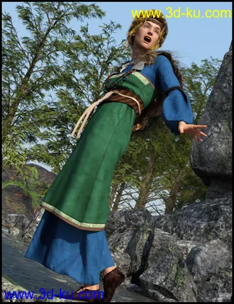 3D打印模型dForce Guritha Outfit for Genesis 8 Females的图片