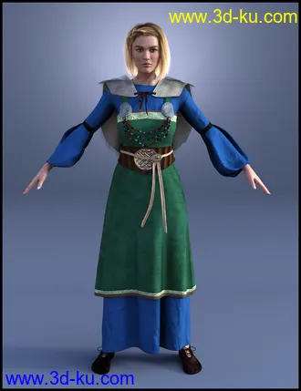 3D打印模型dForce Guritha Outfit for Genesis 8 Females的图片