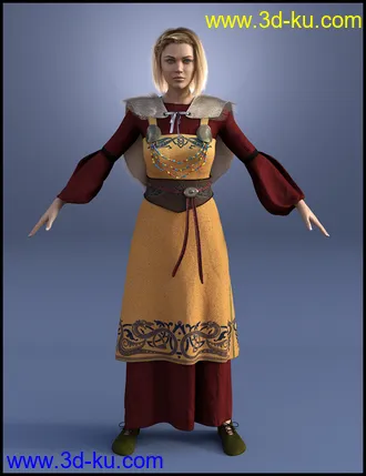 3D打印模型dForce Guritha Outfit for Genesis 8 Females的图片