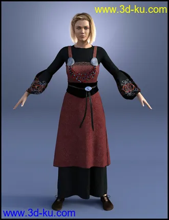 3D打印模型dForce Guritha Outfit for Genesis 8 Females的图片