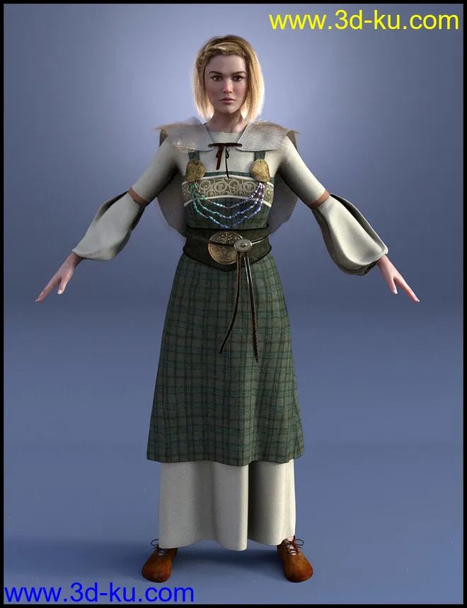 dForce Guritha Outfit for Genesis 8 Females模型的图片10