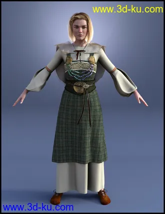 3D打印模型dForce Guritha Outfit for Genesis 8 Females的图片