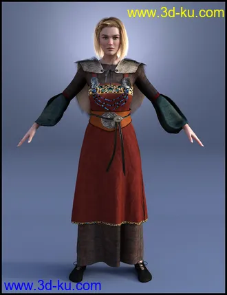 3D打印模型dForce Guritha Outfit for Genesis 8 Females的图片