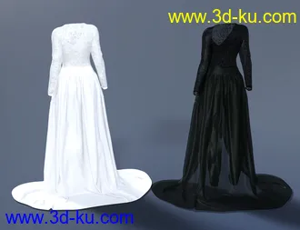 3D打印模型dForce Gwendolyn Outfit for Genesis 8 Females的图片